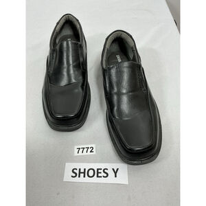 Mens Deer Stags Brooklyn Slip On Loafers 10 M Black Square Toe